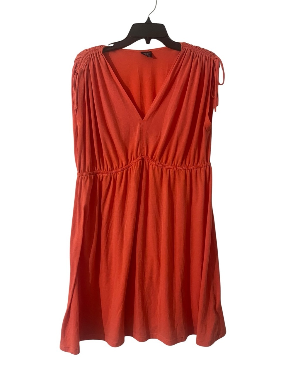 Faded Glory Coral Sleeveless V-Neck Tunic